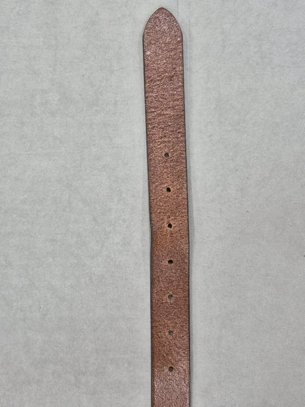 J Crew belt women's small brown Italian leather gold rounded buckle made in USA - Picture 5 of 14